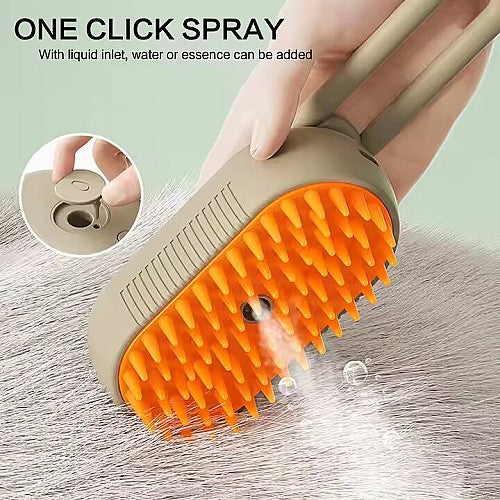 Brosse de Massage Électrique 3 en 1  pour Chat et Chien
