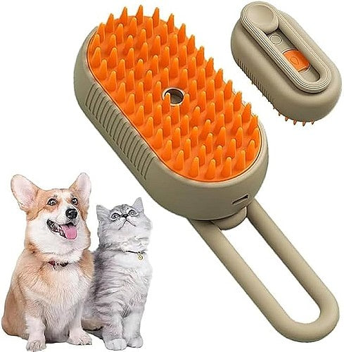 Brosse de Massage Électrique 3 en 1  pour Chat et Chien